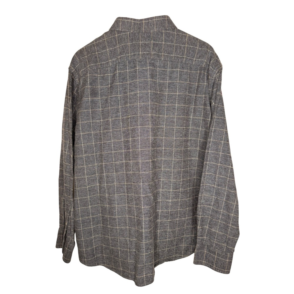 UNTUCKit Mens XXXL Brignole flannel 100% Cotton Long Sleeve Button down blue - Picture 2 of 6